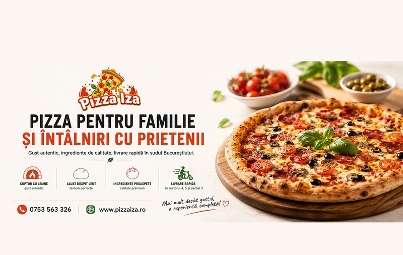 Pizza pentru familie și întâlniri cu prietenii: de ce alegerea potrivită înseamnă mai mult decât gustul