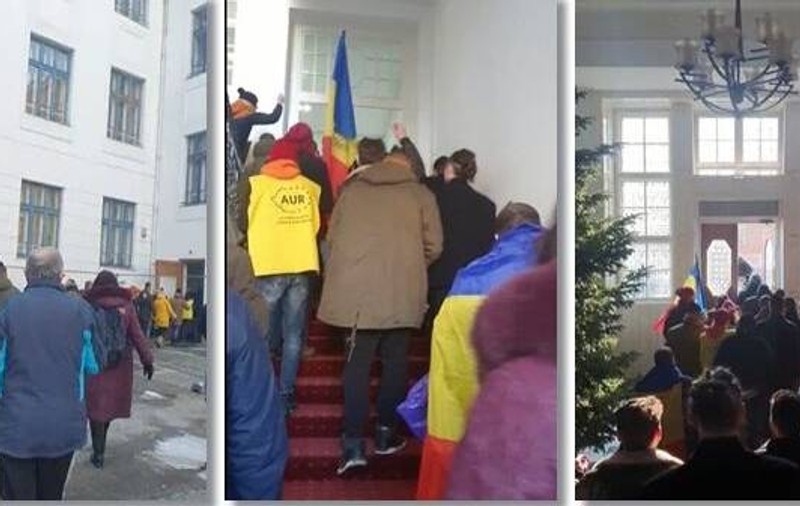 Dominic Fritz acuză că George Simion alături de mai mulți simpatizanți au intrat cu forța în primăria Timișoarei