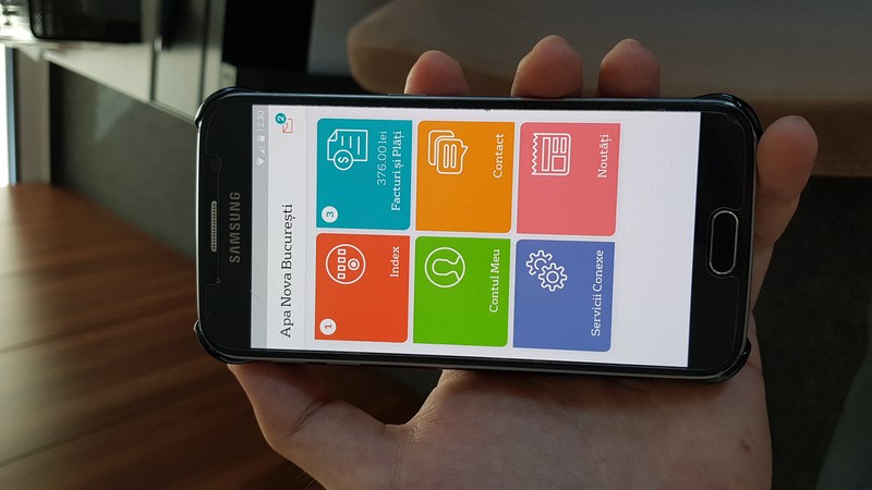 Aplicația pentru telefon de la Apa Nova vine în sprijinul clienților grăbiți