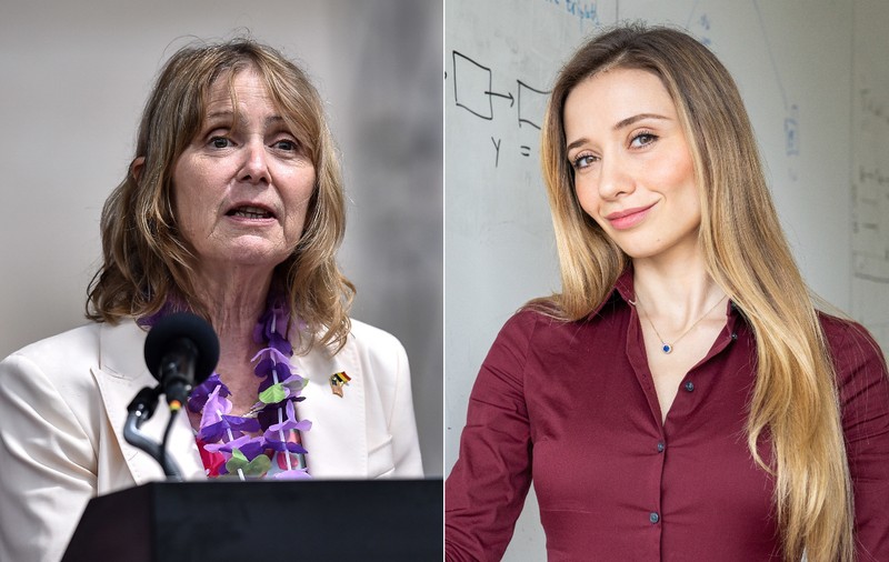 La recepția de la ziua SUA din București, ambasadoarea Kathleen Kavalec a invocat succesul imens reușit în California de profesoara română de 36 de ani Raluca Popa