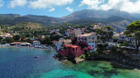Satul Asos din Kefalonia Sursa foto: Ioana Ion