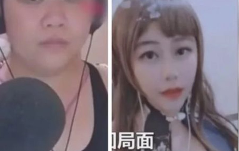 Au descoperit adevăratul chip al unei vloggerițe din China dintr-o greșeală în timpul unui live