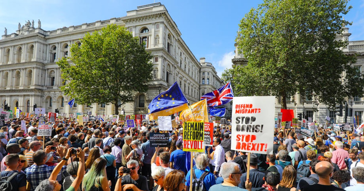 Manifestația împotriva Brexit-ului la Londra
