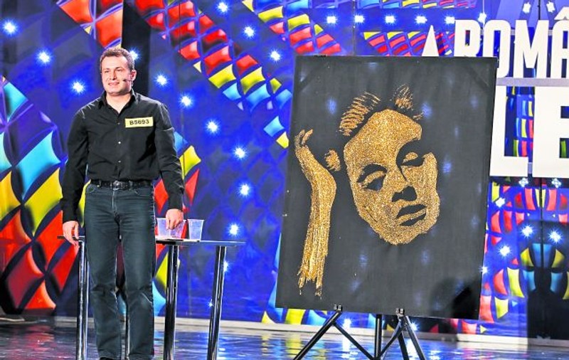 A pictat cu praf de stele la «Românii au talent»