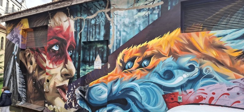 Uzupis este plin de graffitti. Sursa foto: Libertatea