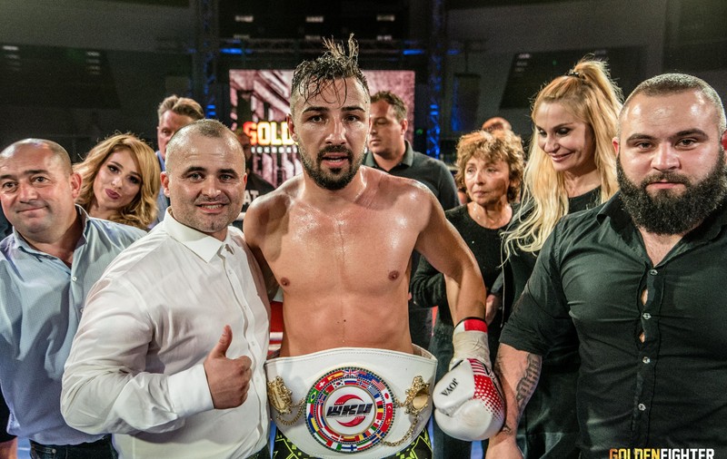 Meciuri spectaculoase la Golden Fighter Craiova. Centura intercontinentală WKU a fost câștigată de Adrian Mitu FOTO&VIDEO