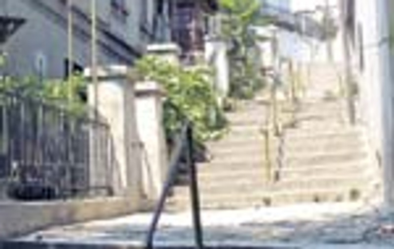 Iata unica strada in trepte  din Capitala!