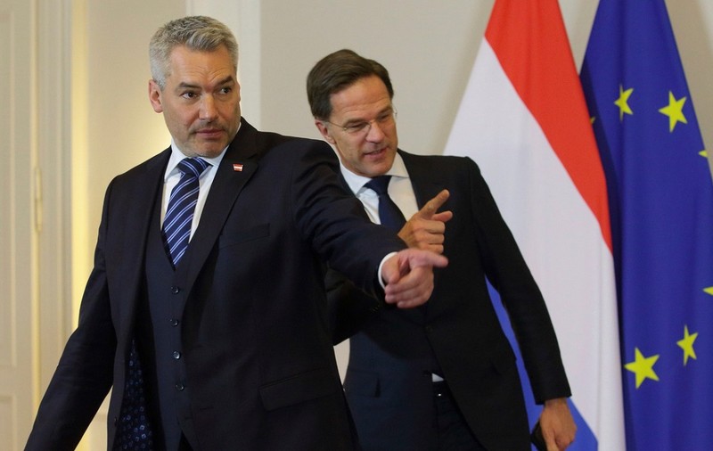 Karl Nehammer s-a întâlnit cu premierul Olandei: „Uniţi în obiecţia noastră faţă de extinderea Schengen în acest moment”