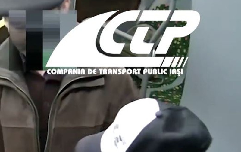 Imagini terifiante cu momentul înjunghierii tânărului într-un autobuz din Iași / VIDEO
