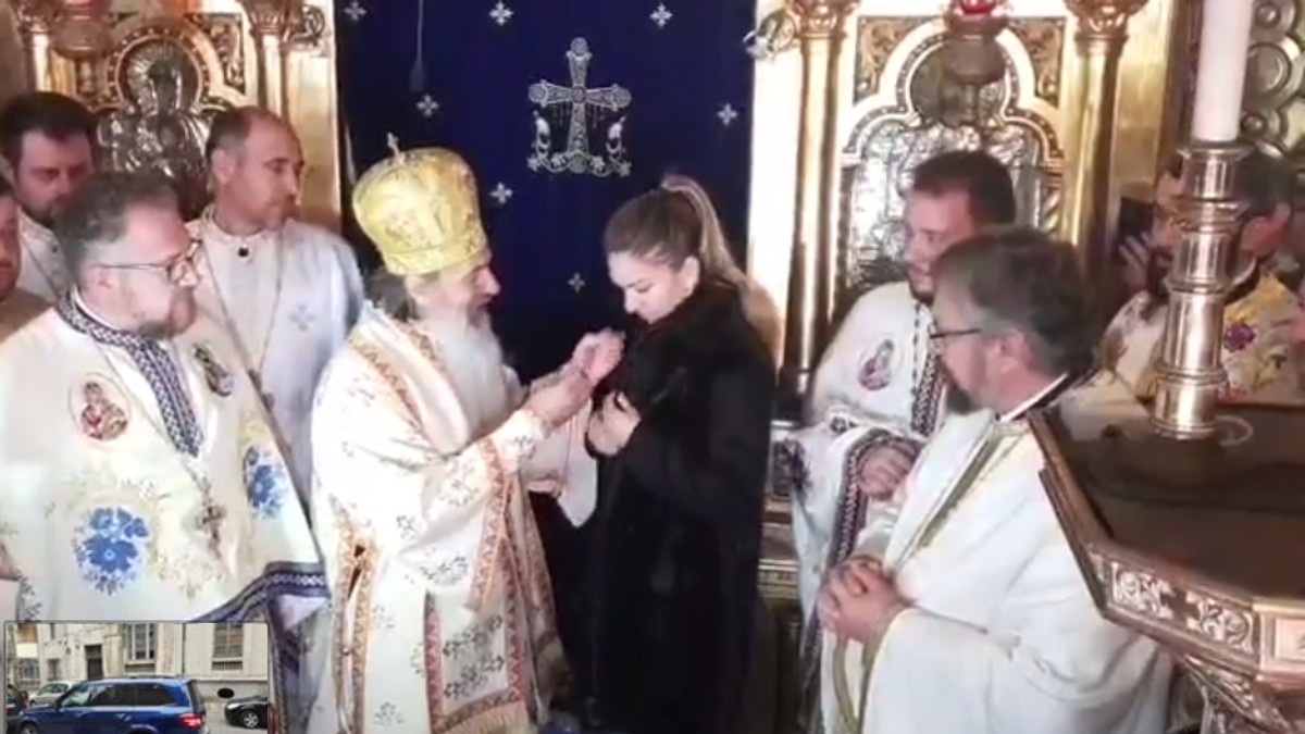 Simona Halep a primit "Crucea Sf. Apostol Andrei", din partea IPS Teodosie, Arhiepiscopul Tomisului