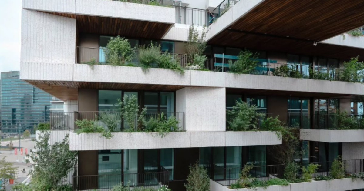Complexul rezidențial Wonderwoods din Utrecht, unde cerșetori români dorm în apartamente nefinisate