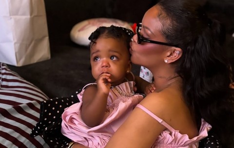 Rihanna și Rocki, fiica ei