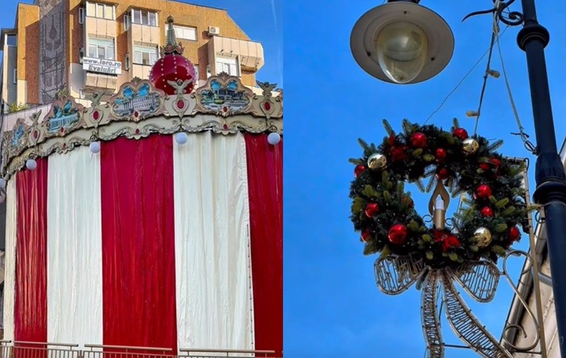 Pregatiri targul de Craviun din Craiova