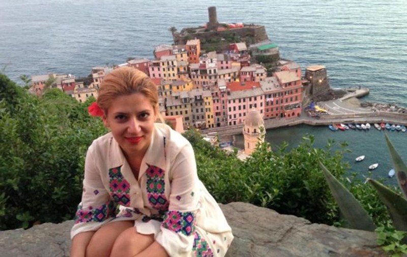 Amalia Enache, vacanță de vis în Italia