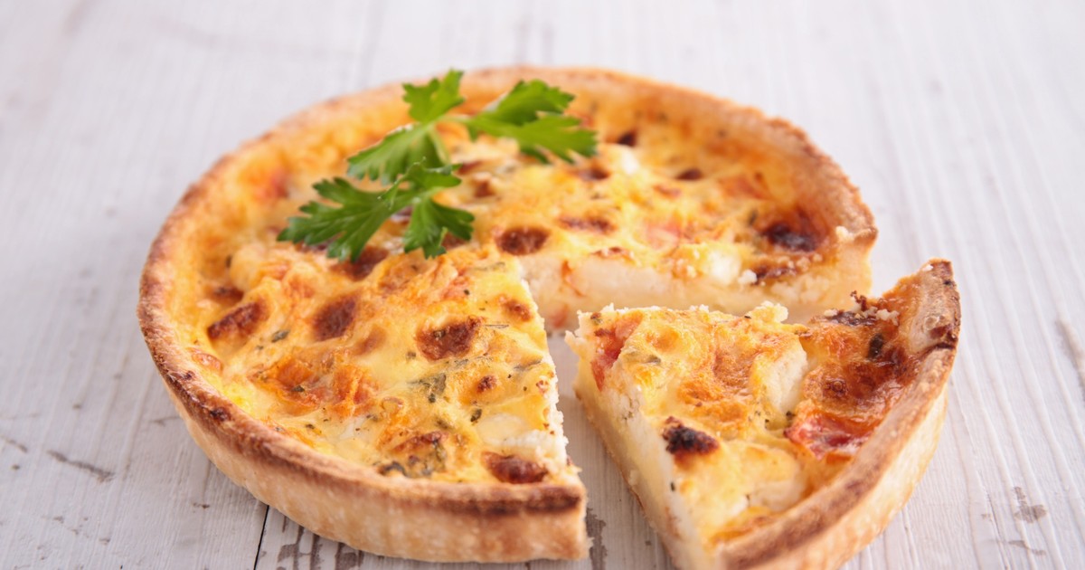 Quiche Lorraine dietetic