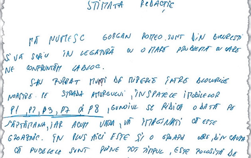 «Scăpați-ne de gunoiul adunat între blocuri!»