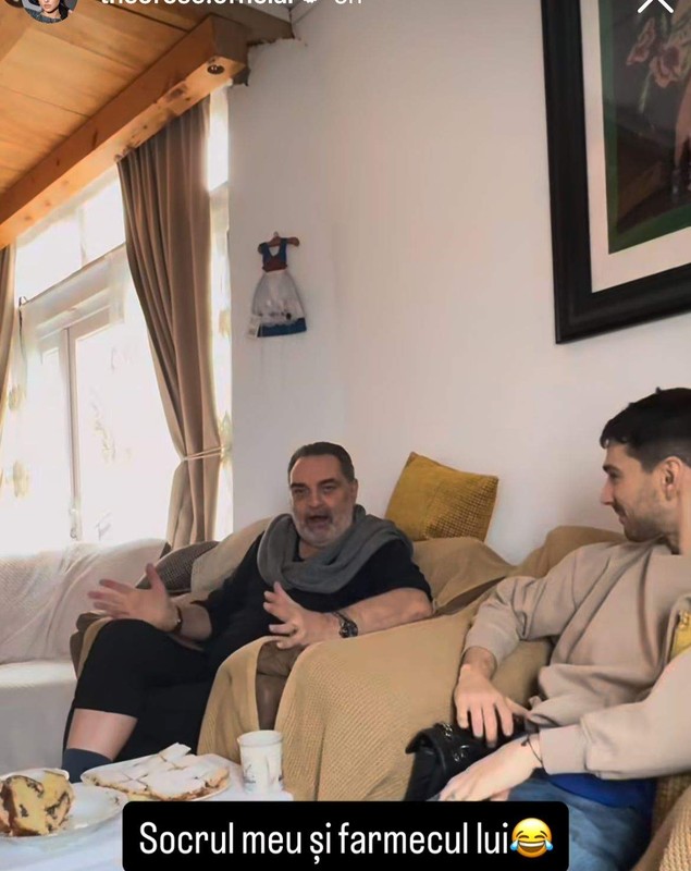 Cine este socrul lui Theo Rose. Artista a publicat primele imagini cu tatăl soțului ei, Anghel Damian