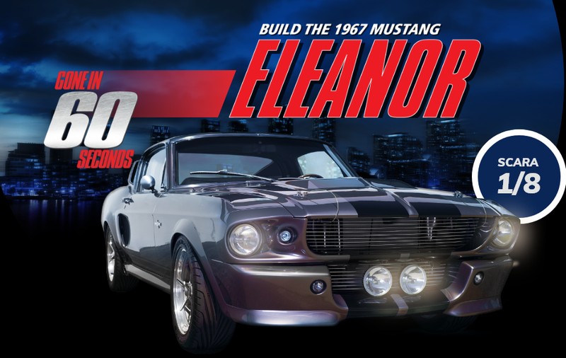 Construiește-ți acum Mustang Eleanor 1:8!