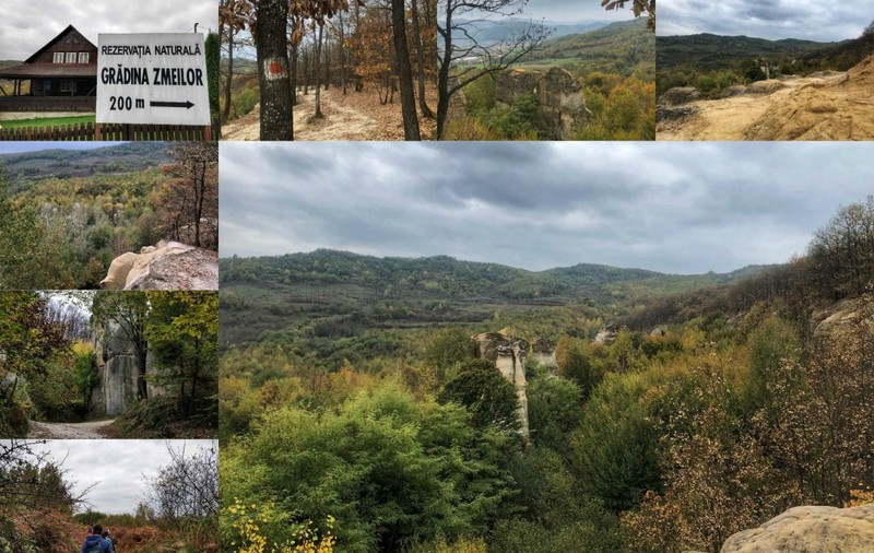 Grădina Zmeilor, scoasă ca din basm! Peisaj pictat în culori de toamnă