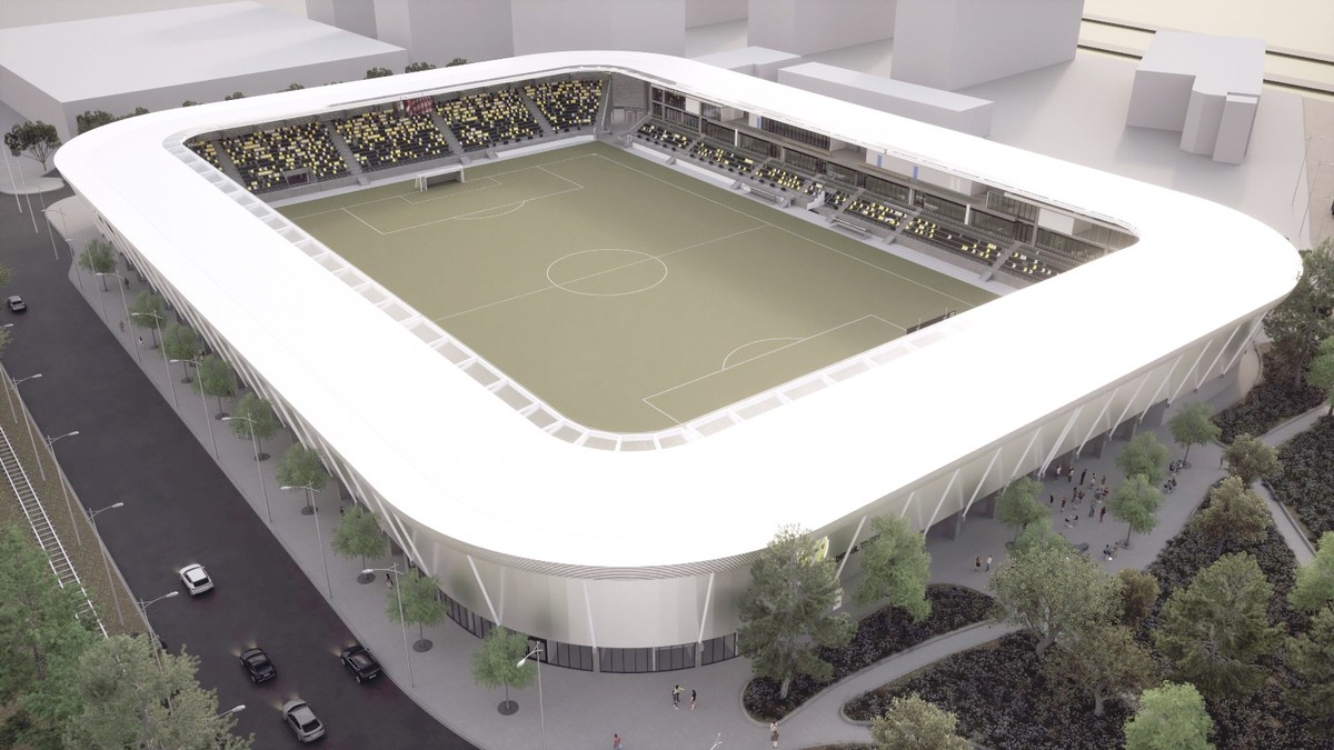 Așa va arăta stadionul din Brașov, care se va construi după ce actualul stadion Tineretului va fi demolat