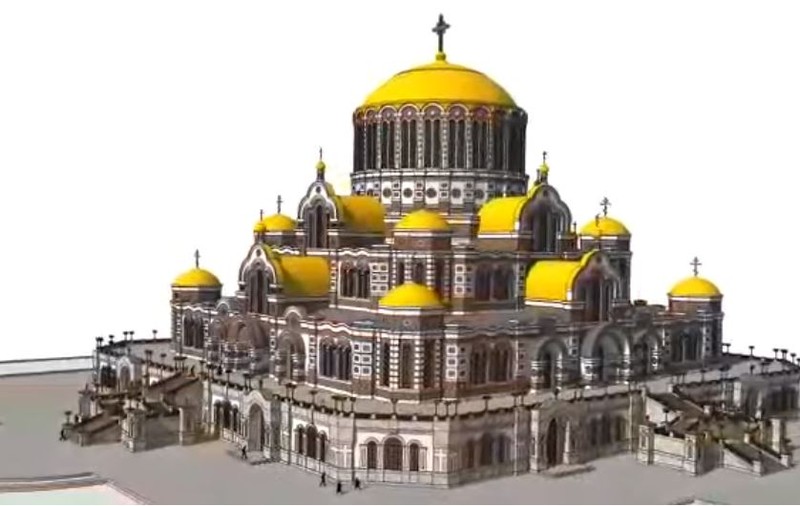Cea mai mare biserică ortodoxă din lume va fi construită în Rusia. Catedrala Mânturii Neamului este mult mai înaltă