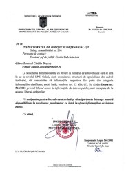 Conducerea Inspectoratelor Judeţene din Galaţi şi Arad consideră că vechimea parcului auto este o informaţie "exceptată de la accesul liber al cetăţenilor".