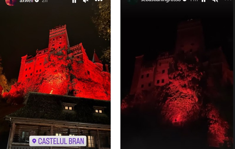 Doi dintre membrii celebrului proiect SWEDISHHOUSE MAFIA, Axwell și Sebastian Ingrosso, au petrecut de Halloween la Castelul Bran
