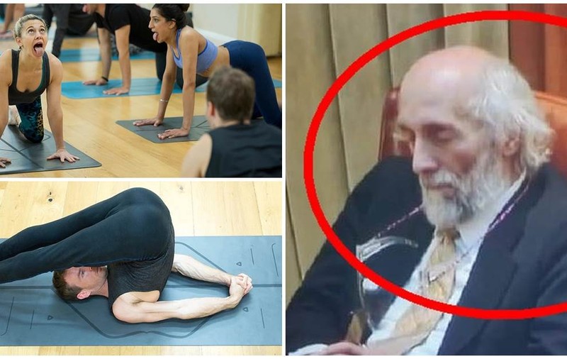 Senatorul surprins dormind în Parlament s-a încurcat în chakre. Ce spune un instructor de yoga despre postura lui Mircea Dăneasa