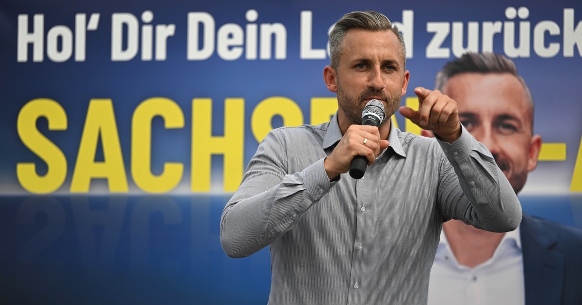 Candidatul AfD Ulrich Siegmund, numit de Spiegel drept „cel mai periculos om” din Germania Foto: Profimedia