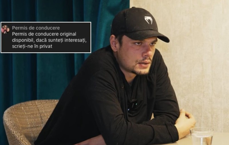 Permise de conducere „originale", vândute în live-ul de pe TikTok în care Serghei Mizil și Dan Capatos analizau interviul lui Mario Iorgulescu