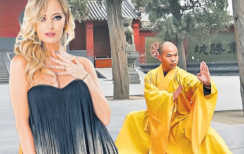 Delia Matache va petrece o noapte printre călugării shaolin