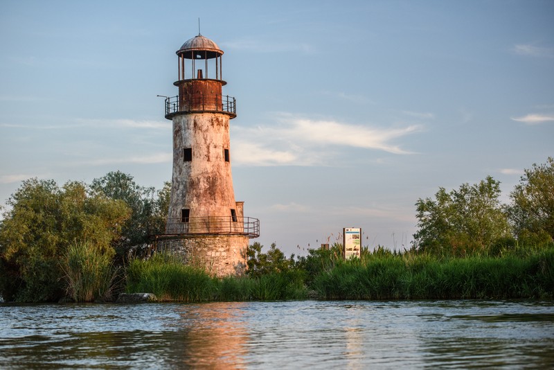 Farul vechi din Sulina, județul Tulcea