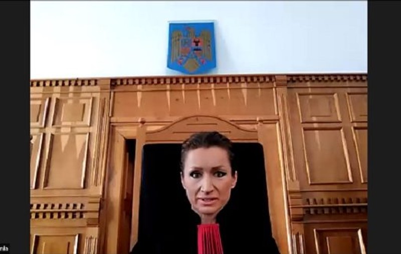 VIDEO. Primul proces online din România a avut loc la Cluj. Magistrații și avocații au folosit aplicația Zoom