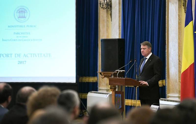 Iohannis: Se încearcă fals acreditarea ideii că procurorii sunt inamicii societății; Constituția nu vorbește despre dreptul la liniște al celor care încalcă legea