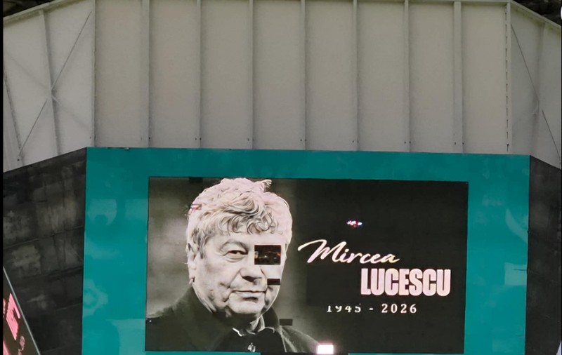 Chipul lui Mircea Lucescu, desfigurat în „tabela groazei” de pe Arena Națională: ce spune Primăria București