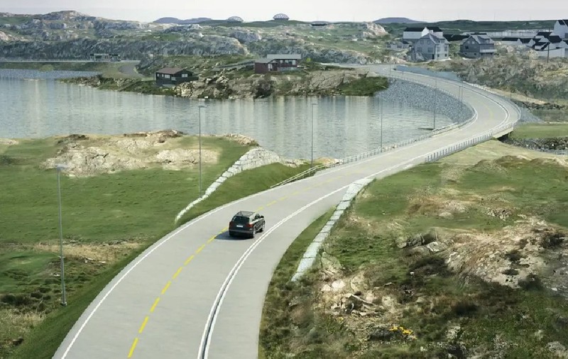 Norvegia construiește o autostradă submarină, sub fiordurile sale: va avea două sensuri giratorii  la 260 m sub nivelul mării