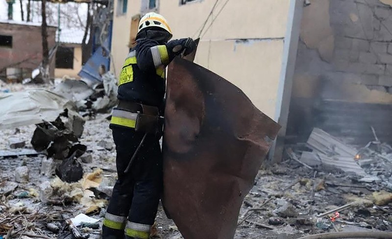 Orașul Dnipro, după atacurile din această dimineață foto: Profimedia