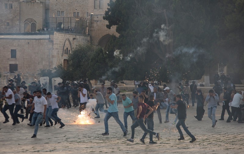 FOTO| Peste 100 de musulmani răniți într-o confruntare dintre palestinieni și evrei