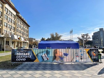 Testarea gratuită de la Slobozia a ajutat la creșterea ratei de vaccinare | Foto: Primăria Slobozia