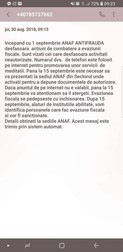 SMS-ul fals de la ANAF
