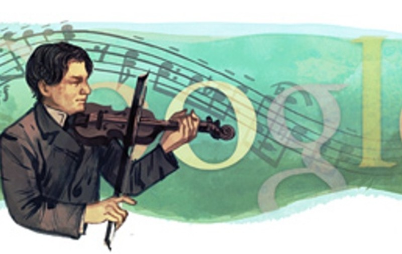 Google îl omagiază pe George Enescu, la 130 de ani de la naştere