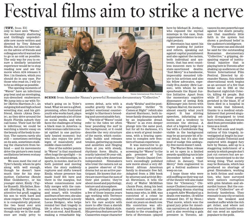 Filmul despre Colectiv, în paginile LA Times