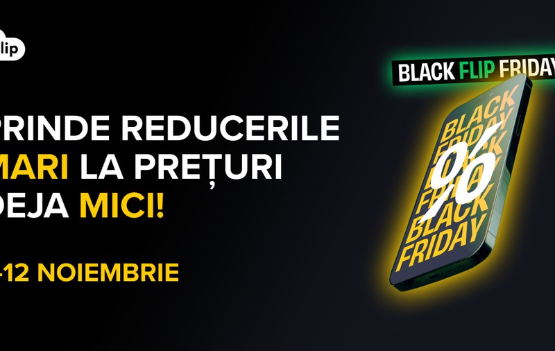 5 motive să alegi un telefon recondiționat de pe Flip.ro de Black Friday