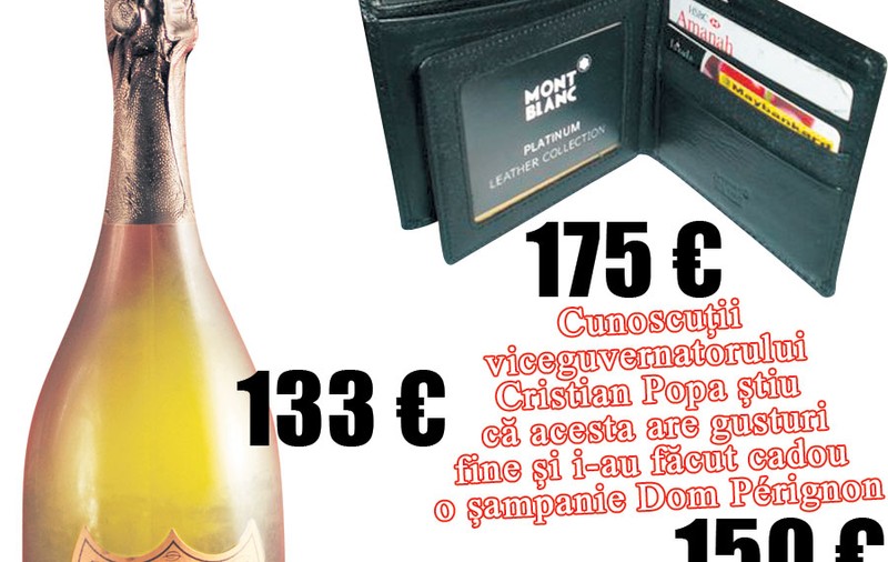 Şefii Băncii Naţionale se cinstesc cu şampanie de lux