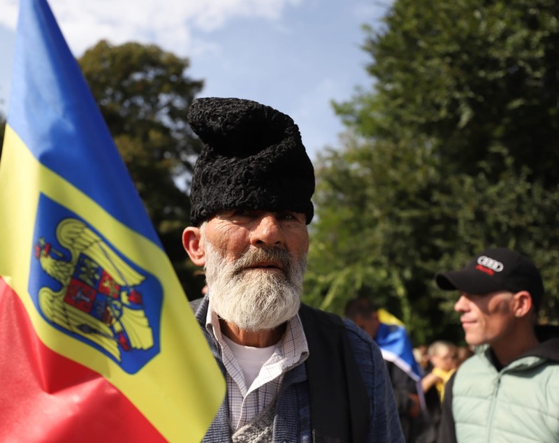 Protestul fermierilor în Piața Victoriei