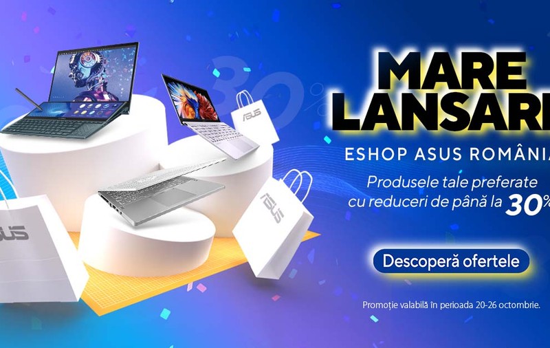 eShop-ul pentru clienții locali a fost integrat în site-ul global ASUS
