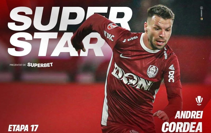 De neoprit! Andrei Cordea este SuperStarul etapei a 17-a