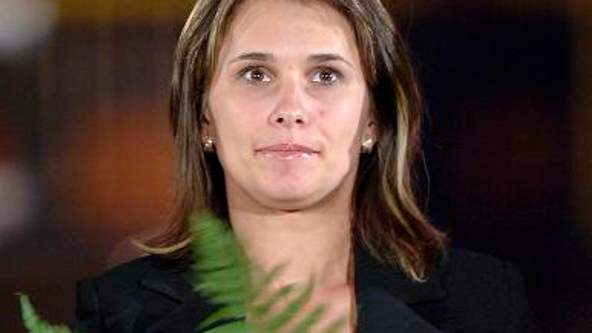 Lavinia Milosovici si-a botezat baietelul