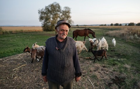 Gheorghe Vasile Hogas din satul Spiesti, Neamt. Sursa foto: Vlad Chirea