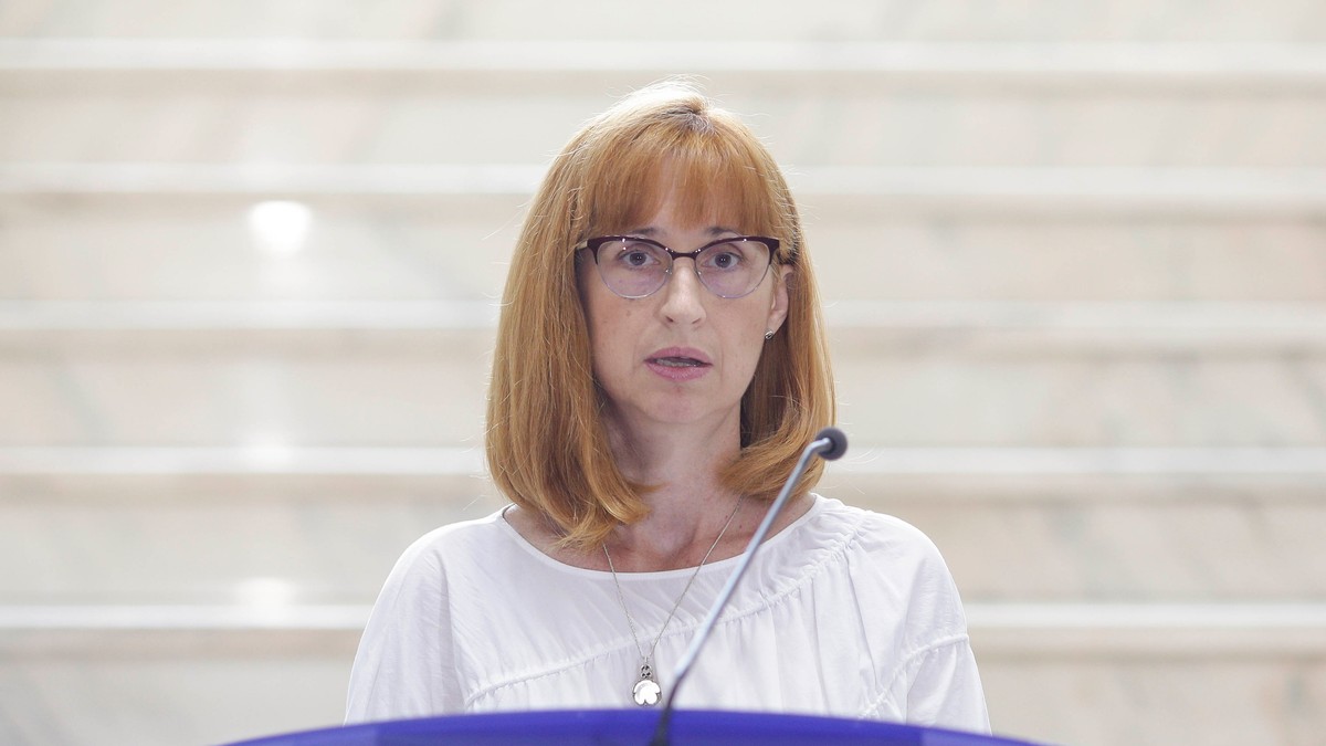 Anca Jurma nu mai vrea să fie șef interimar la DNA. Anca Jurma, la sediul DNA, în timpul unei conferințe de presă